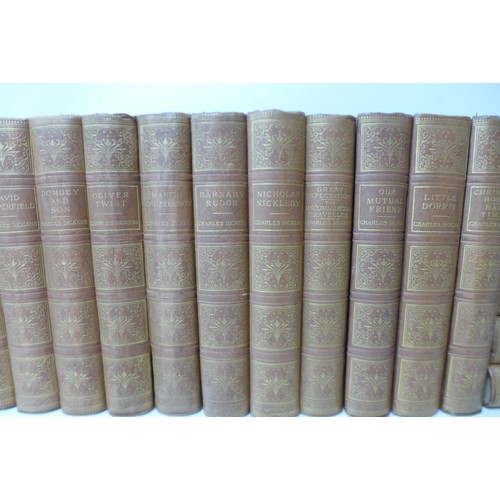 295 - Nineteen volumes of Charles Dickens Special Authorised editions of novels, journalism and biography,... 