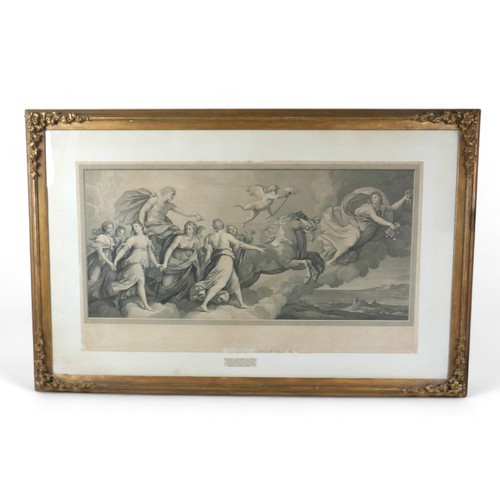 406 - Raphael Morghen After Guido Reni: 'The Aurora', The Chariot Of Apollo, an 18th century engraving, Pr... 