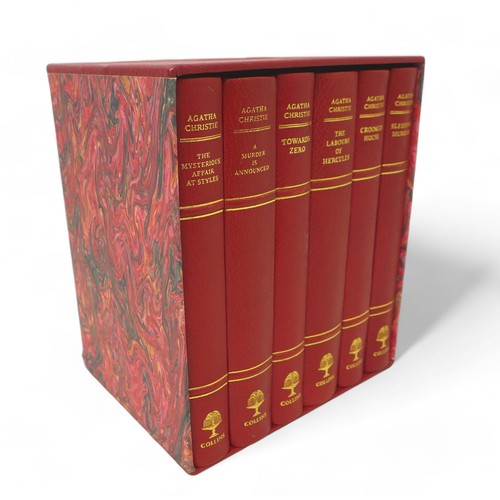 303 - Agatha Christie six-volume hardback limited edition set, selected by her daughter Rosalind Hicks, on... 