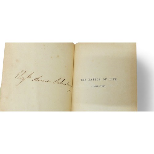 296 - Charles Dickens: 'The Battle of Life', first edition, dated 1846, published Bradbury and Evans, toge... 