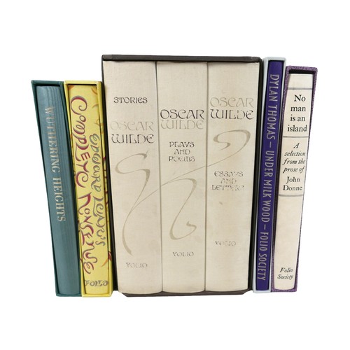 301 - Oscar Wilde Folio Society Box Set (Stories, Plays, Poems, Essays, Letters) and four other Folio Soci... 