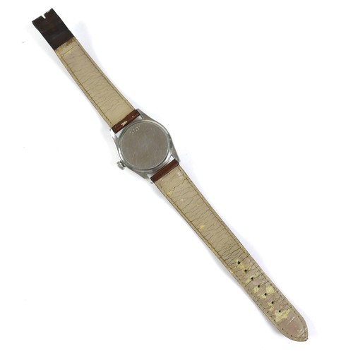 166 - A Tudor Oyster-Prince stainless steel gentleman's wristwatch, circa 1950s, with cream dial signed 'R... 