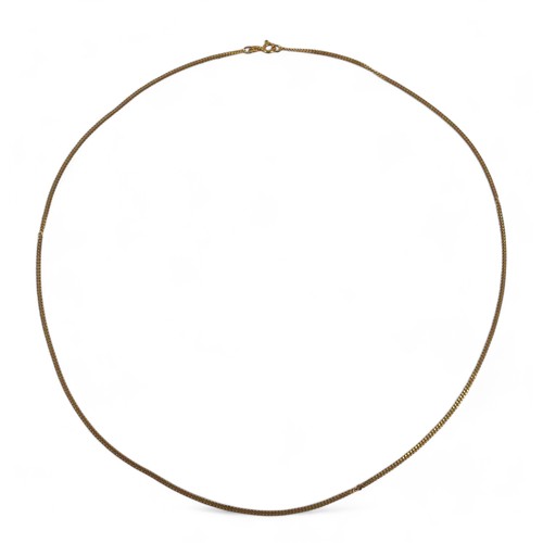 56 - An 18ct gold chain, 58cm long, 8.1g.