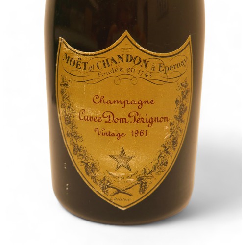 360 - Vintage Champagne: a bottle of Moet & Chandon Champagne, Cuvee Dom Perignon, Vintage 1961.