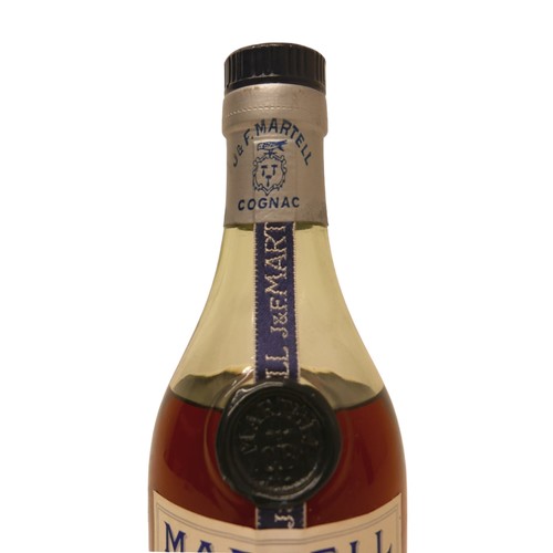 351 - A half bottle of Martell Cordon Bleu cognac, 11.5 fl oz.