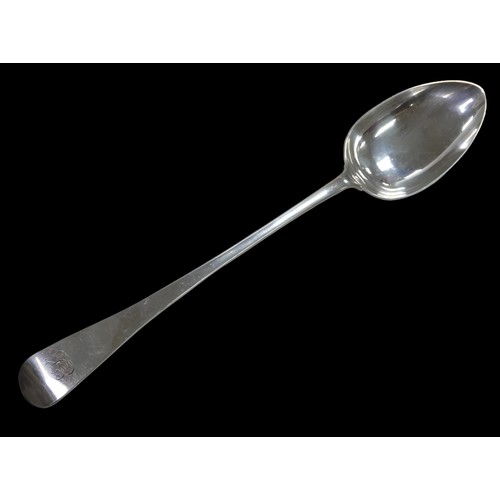 13 - A Victorian silver basting spoon, Martin, Hall & Co (Richard Martin & Ebenezer Hall), Sheffield 1883... 