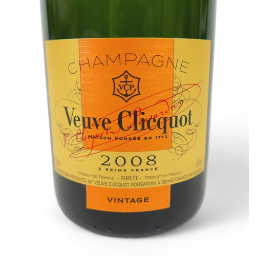 356 - A bottle of Veuve Clicquot vintage champagne, 2008, boxed.