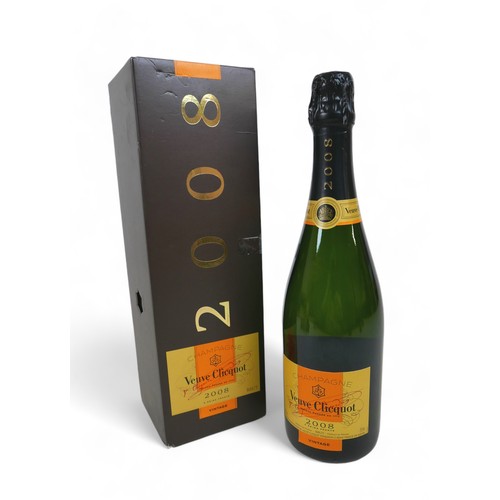 356 - A bottle of Veuve Clicquot vintage champagne, 2008, boxed.