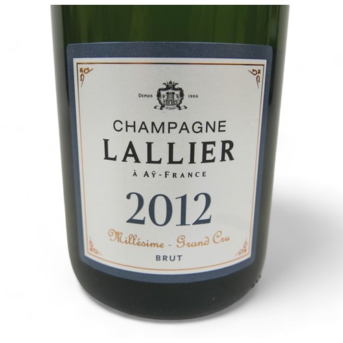 357 - A bottle of Lallier Grand Cru vintage champagne, 2012, boxed.