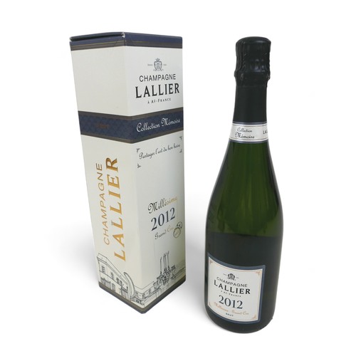 357 - A bottle of Lallier Grand Cru vintage champagne, 2012, boxed.