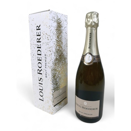 353 - A bottle of Louis Roederer, Brut Premier, vintage champagne, boxed.