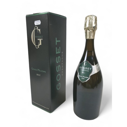 354 - A bottle of Gosset Grand Millesime 2004 Brut Champagne, boxed.