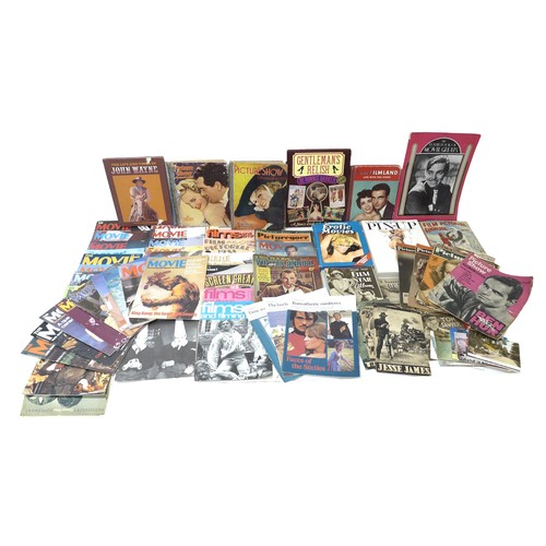 300 - A large collection of vintage film related magazines, books etc. (1 case)