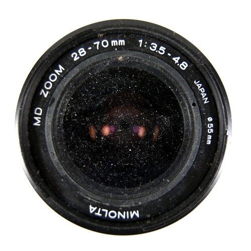 362 - A collection of cameras and lenses, including a Mamiya-Sekor Telephoto lens, CS77, F=300mm, 1:4, ser... 