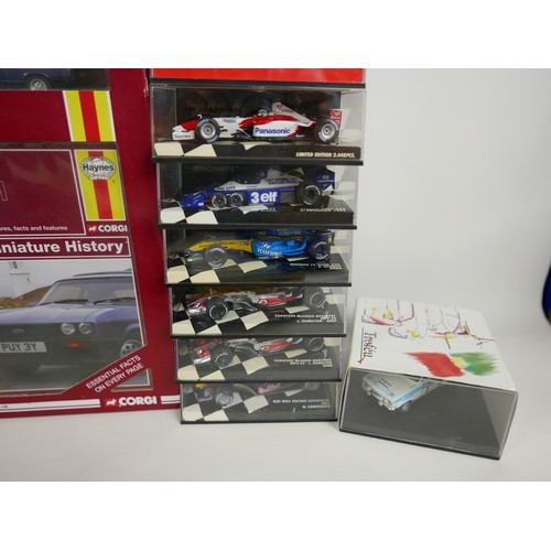 332 - A collection of model vehicles, including various boxed models, Corgi 40th Anniversary gold plated J... 