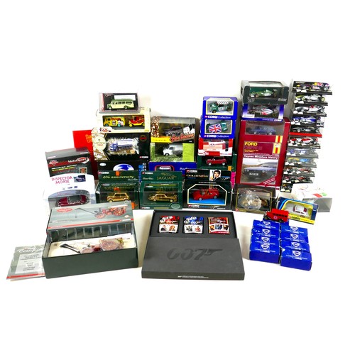 332 - A collection of model vehicles, including various boxed models, Corgi 40th Anniversary gold plated J... 