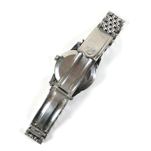 165 - An Omega Seamaster stainless steel bracelet wristwatch, ref 2759-11SC, circa 1956, circular silvered... 