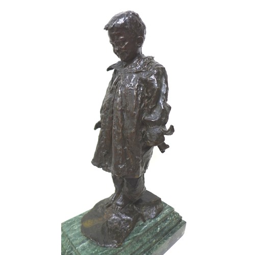 170 - Giuseppe Renda (Italian, 1859-1939): 'First mistake' (Primo fallo), circa 1900, a bronze sculpture, ... 