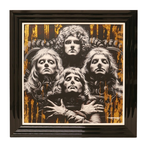 220 - After Ben Jeffrey (British, b. 1986): 'Bohemian Rhapsody', depicting the four members of Queen, limi... 