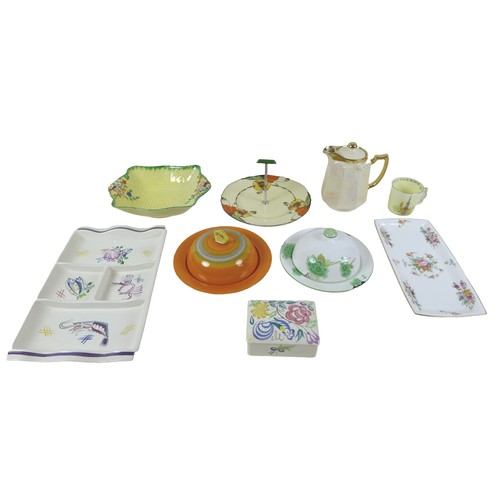 120 - A collection of 1930's and later china ware including Shelly, and Poole (9)