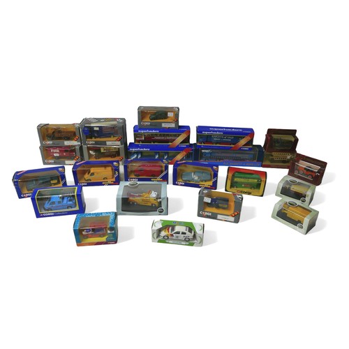 204 - Over eighty die-cast model toy vehicles including some by Corgi, 'Oxford die-cast models', and a num... 