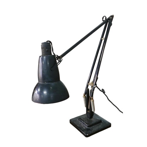 268 - A vintage black angle poise desk lamp.