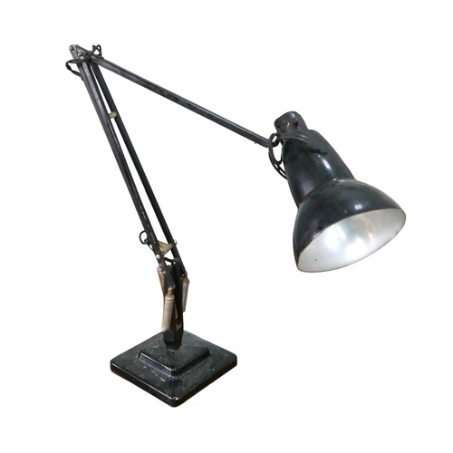 268 - A vintage black angle poise desk lamp.