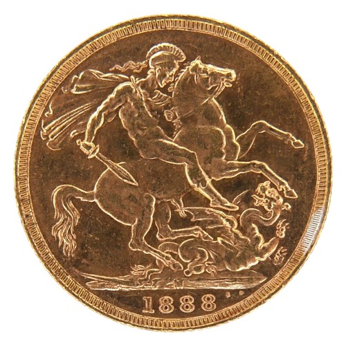 53 - A Victoria Jubilee Head gold sovereign, 1888, Melbourne, Australia Mint.