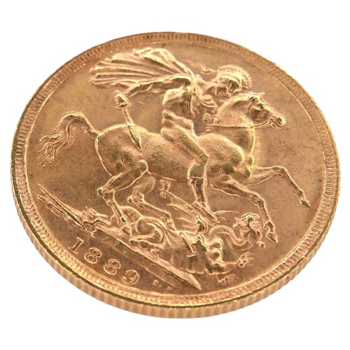 54 - A Victoria Jubilee Head gold sovereign, 1889.