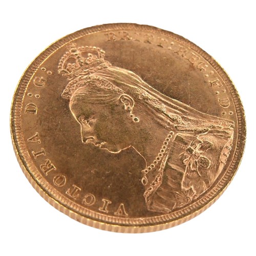 54 - A Victoria Jubilee Head gold sovereign, 1889.