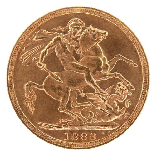 54 - A Victoria Jubilee Head gold sovereign, 1889.