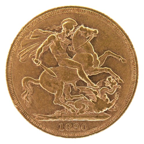 55 - A Victoria Jubilee Head gold sovereign, 1890.