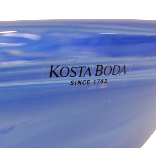 133 - Five Kosta Boda Atolls by Anna Ehrner, consisting four Kosta Boda Atoll range tealights , a large At... 