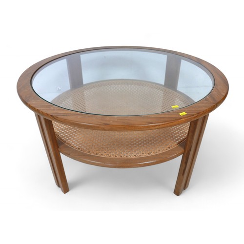 266 - A 1970s G-Plan occasional table designed by RA Bird, no. 3560D, of circular form with teak frame, an... 