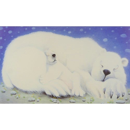 221 - Mackenzie Thorpe (British, b. 1956): Sleeping Bear Dunes, photo lithograph, 185/850, signed to lower... 