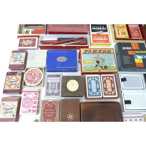 211 - A good collection of vintage playing cards, including Brer Rabbit and Tut-Tut.