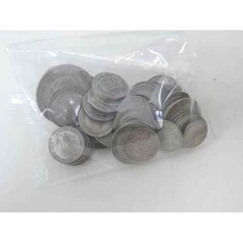 90 - A mixed collection of British Victorian and later coins with pre 1920 coins including a Victorian Fl... 