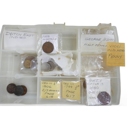 98 - A large collection of mainly British coins, including an Edward I silver penny, an Elizabeth I silve... 