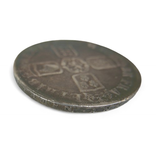 109 - A William III 1696 Octavo crown, 29.8g.