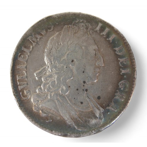 109 - A William III 1696 Octavo crown, 29.8g.