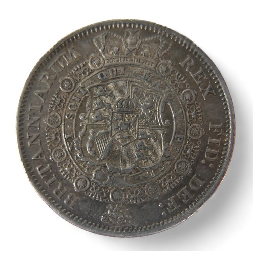 110 - A George III 1817 Bullhead half crown, 14.2g.