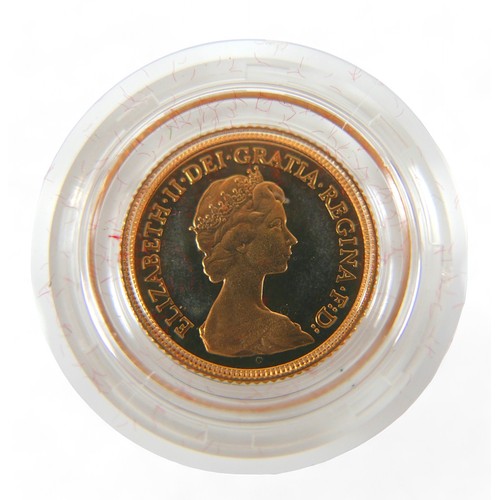 103 - An Elizabeth II gold proof half sovereign, 1980.