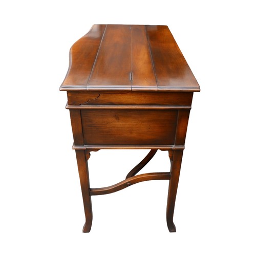 358 - A writing desk and chair by Theodore Alexander, the desk having a lift up top and fitted interior ab... 