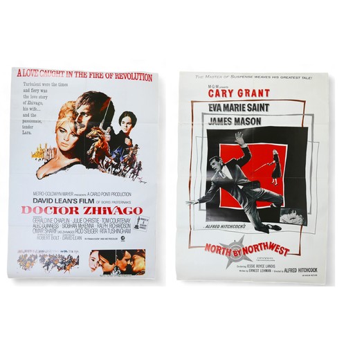 201 - Two film posters, Doctor Zhivago and North by Northwest, both 59 by 83cm, and both published by The ... 