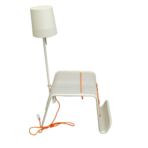 332 - A side table with attached lamp, designed by Tomek Rygalik for Ikea.