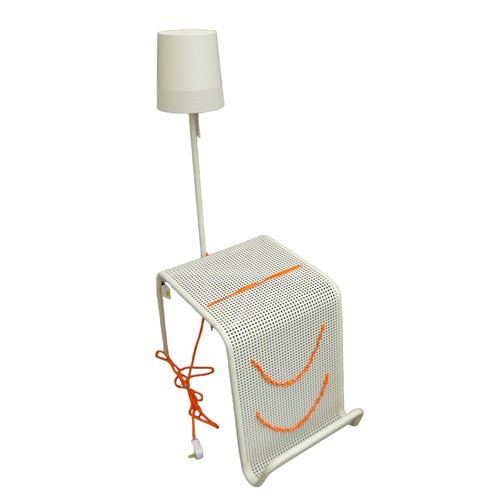 332 - A side table with attached lamp, designed by Tomek Rygalik for Ikea.