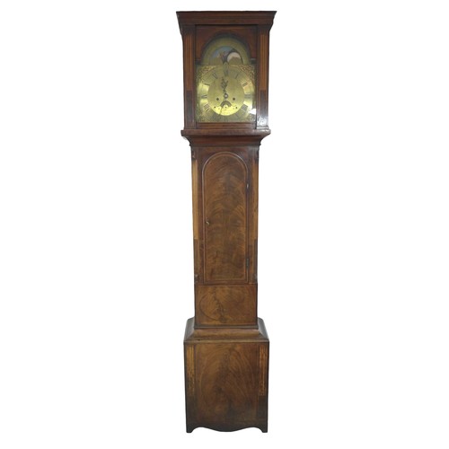 355 - A George III mahogany 8-day longcase clock, Moses Abraham, Frome,the twin train movement with anchor... 