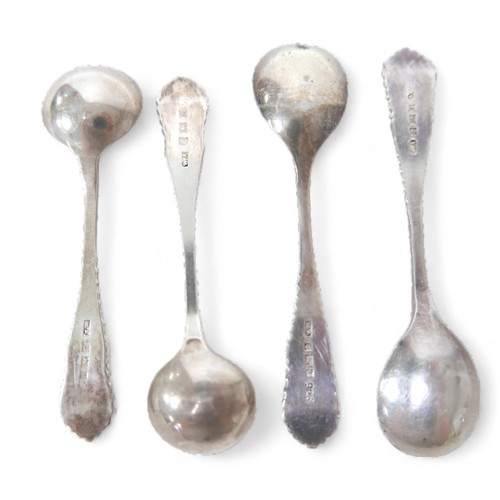 78 - A group of Georgian and later silver, including a George III teaspoon, George Gray, a milk jug, Lond... 