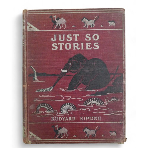 186 - Rudyard Kipling, 'Just So Stories for Little Children', hardback Macmillan and Co 1902, together wit... 