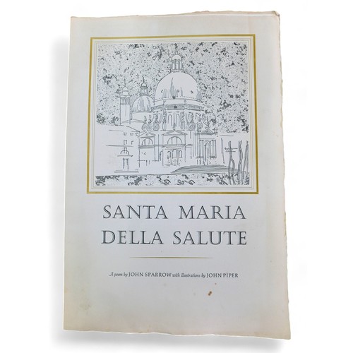 230 - John Egerton Christmas Piper (1903-1992)Santa Maria Della Salute lithograph from the Santa Maria Del... 